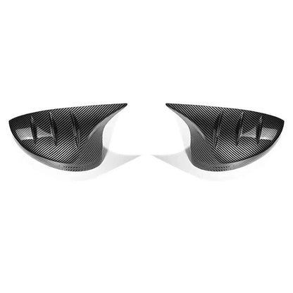 2 x Carbon Fiber Look Rearview Side Mirror Covers for Honda Civic (2022-2024)