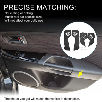 Leather Anti Kick Pad Sticker for Porsche Macan (2016 - 2024) 1 Set