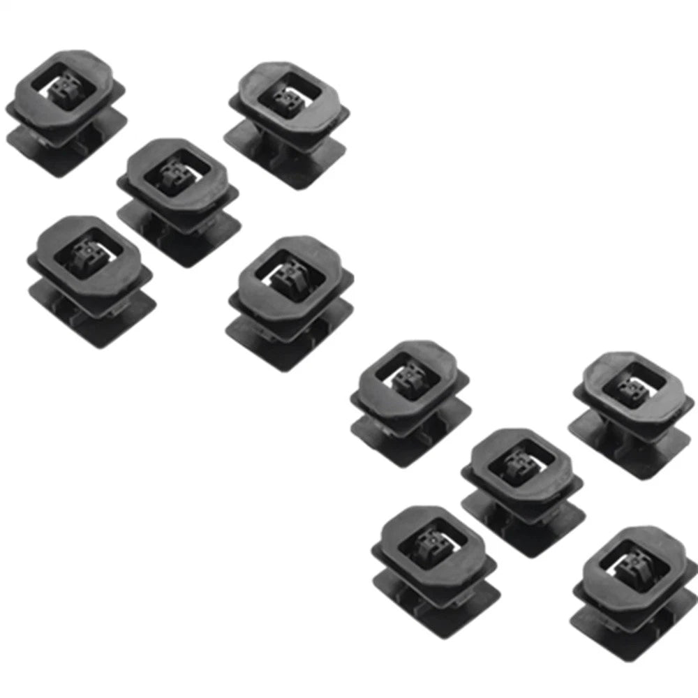 10 x Black Panel Moulding Clips for Ford Lincoln MKZ (2013-2020)