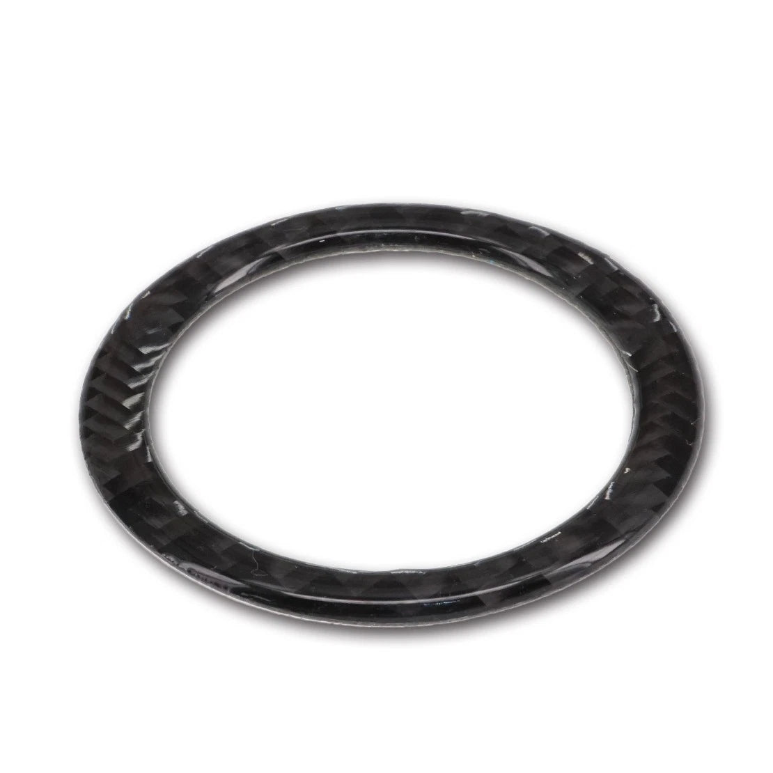 Carbon Fiber Engine Start Button Cover Ring Trim for Mercedes Benz C-Class