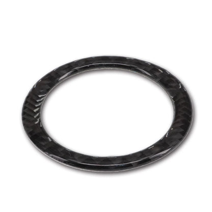 Carbon Fiber Engine Start Button Cover Ring Trim for Mercedes Benz C-Class