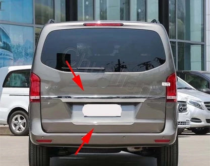 Chrome Rear Tail Boot Lid Cover Trim for Mercedes Benz V-Class (2014-2020)