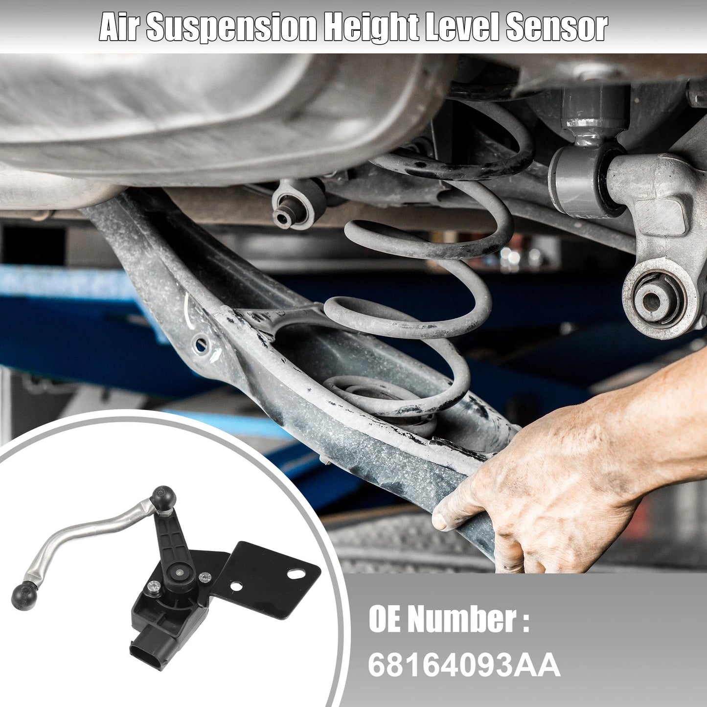 Front Left Side Suspension Ride Height Level Sensor for Jeep (2011-2018)