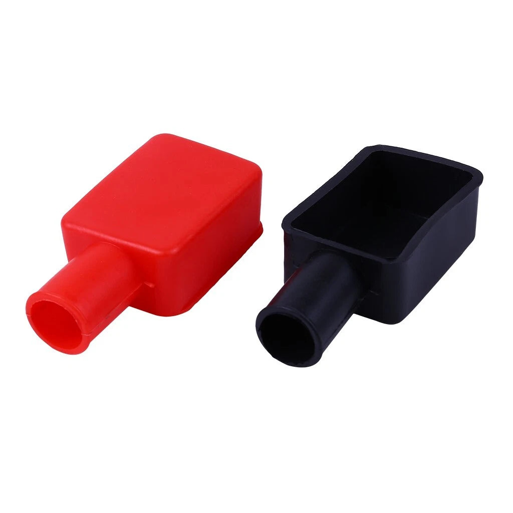 2 x Car Positive Battery Terminal Insulating Cap Cover Protector Wire Connector