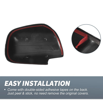 Rearview Mirror Cover Overlay Gloss Black for Lexus RX350 RX330 (2004-2006)