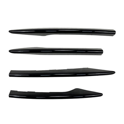 4x Fog Light Cover Trim for Mercedes Benz E-Class W213 (2021+) Black