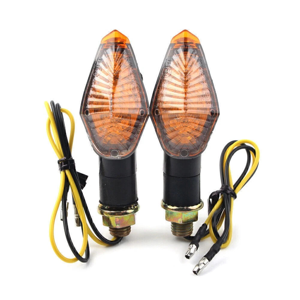 Mini Amber Turn Signal Lights 12V LED for Harley Motorcycle (2014-2023)