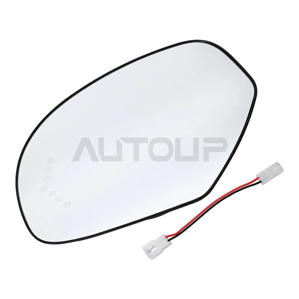 Driver Left Mirror Glass Assembly for Silverado Sierra Suburban (2007–2013)