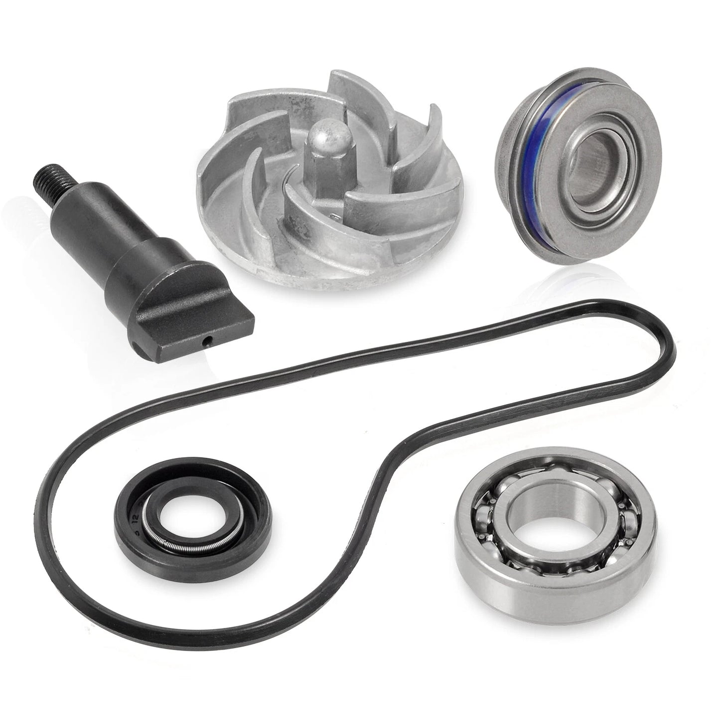 Water Pump Impeller with Shaft Gasket for Polaris Ranger 500/570 XP Crew