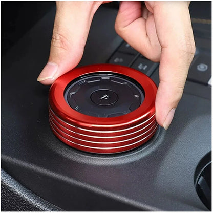 Red Center Drive Mode Selector Knob Ring for Ford Ranger Raptor (2023-2025)