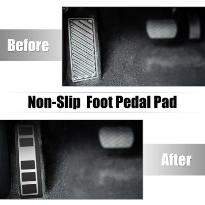 Car Foot Rest Pedal Cover for Ford Mustang Mach-E 2021-2022 Stainless Steel