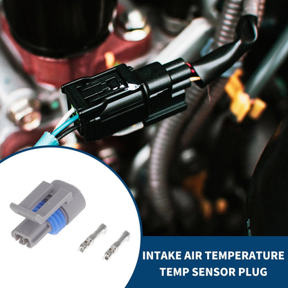 Pins Intake Air Temperature Sensor Plug for Cadillac