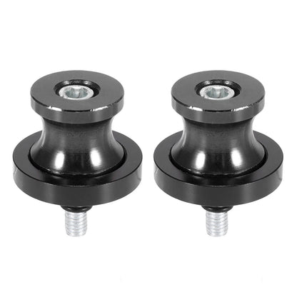 2 x Black Swingarm Spools Sliders Stand for Yamaha