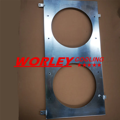 Aluminum Radiator & Shroud + Fan for Nissan GU Patrol Y61 4.5L AT (1997-2001)
