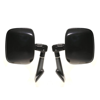 Black Side Door Mirrors for Toyota Land Cruiser 4D Wagon BJ60 FJ60 HJ60 1980-1990