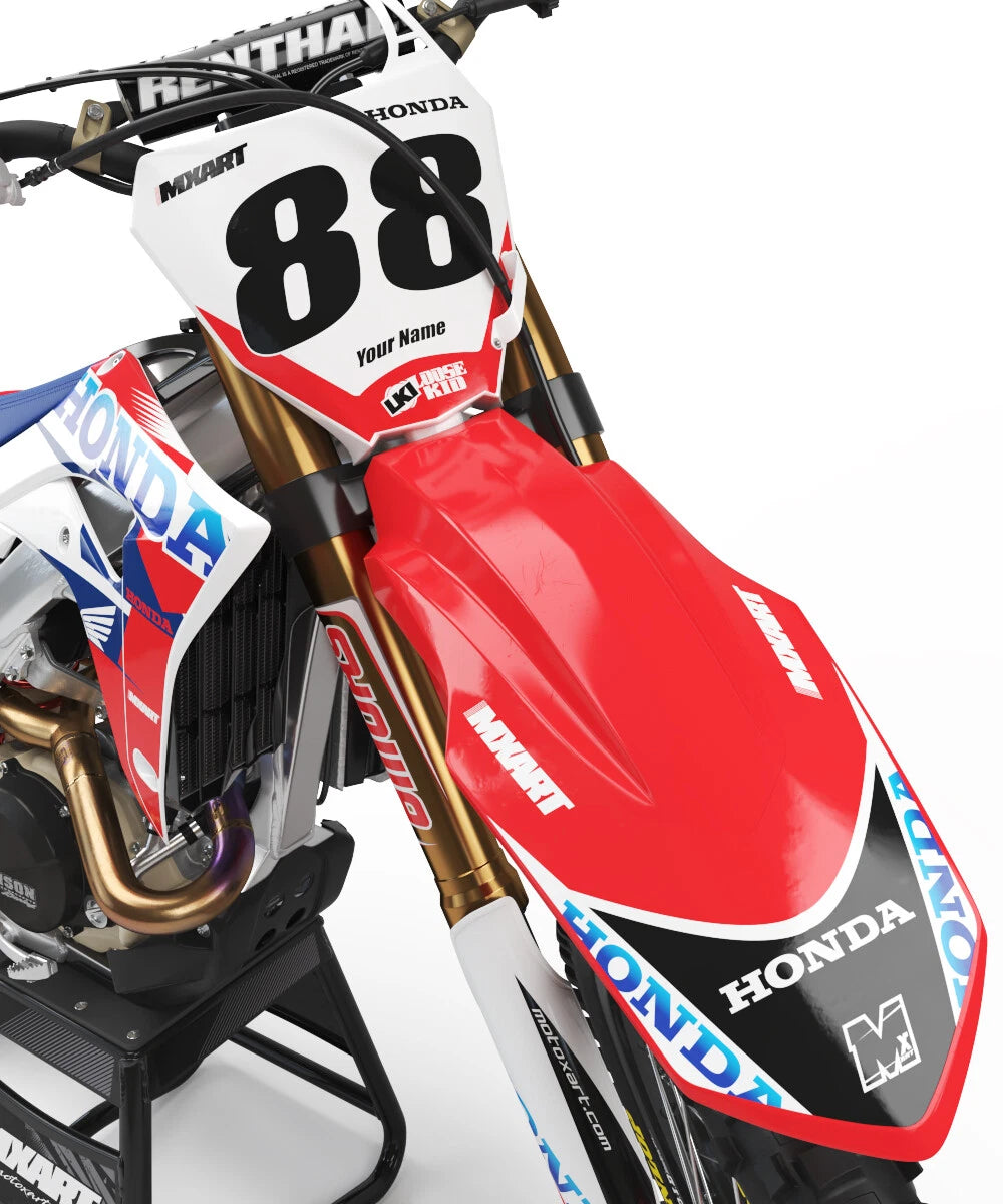 Full Custom Decal Kit for Honda CRF 450 (2008) - VOLT Style Stickers