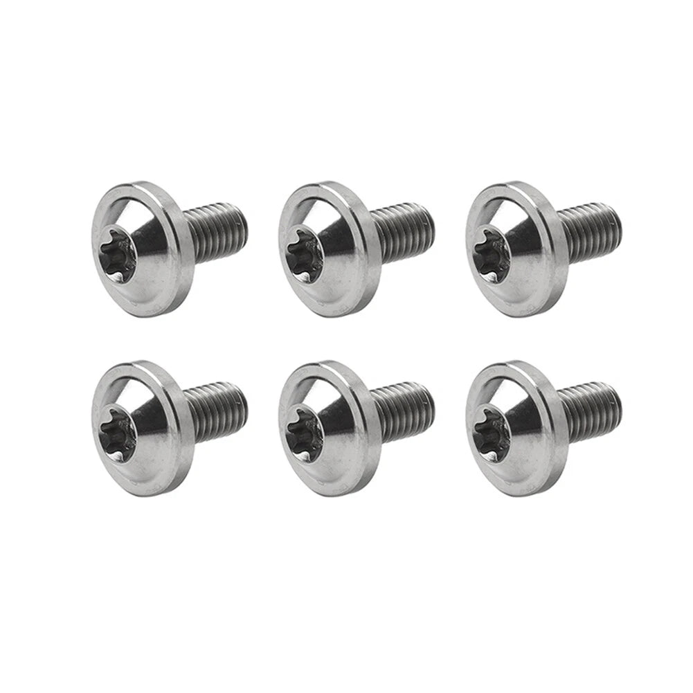 6 x M6x10mm Alloy Torx Head Screws for Titan Motorcycle Bike