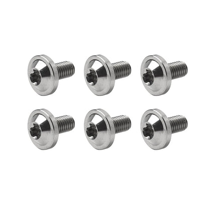 6 x M6x10mm Alloy Torx Head Screws for Titan Motorcycle Bike