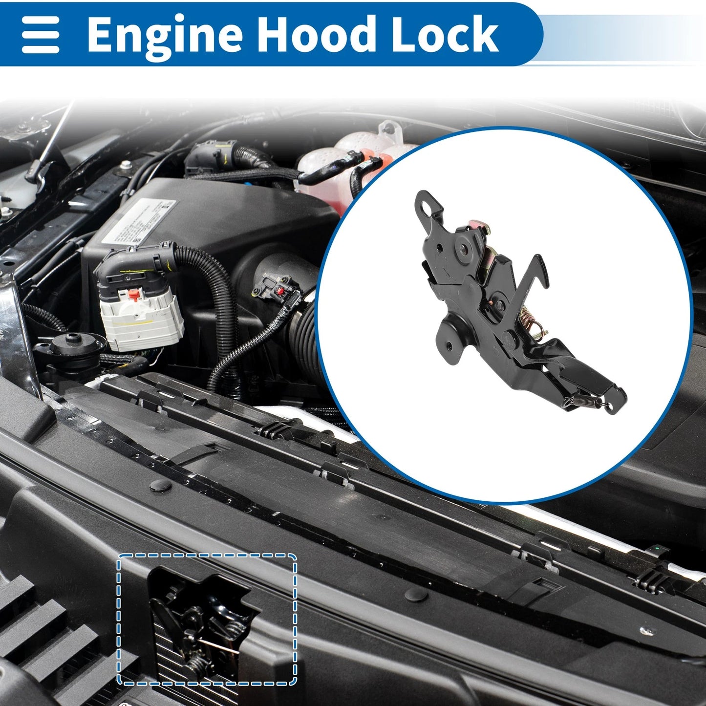 Hood Latch Assembly for Toyota Tacoma (1995-2000)