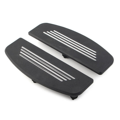 2 x Front Rider Insert Floorboard Footboards for Harley Street Electra Road Glide
