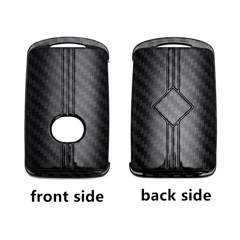 1 x Carbon Fiber Key Fob Cover for Mazda 3 CX-30 CX-5 CX-50 (2019–2024)