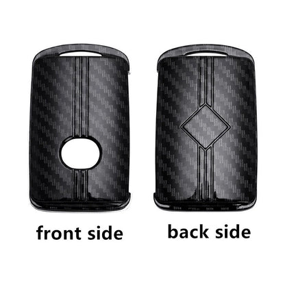 1 x Carbon Fiber Key Fob Cover for Mazda 3 CX-30 CX-5 CX-50 (2019–2024)