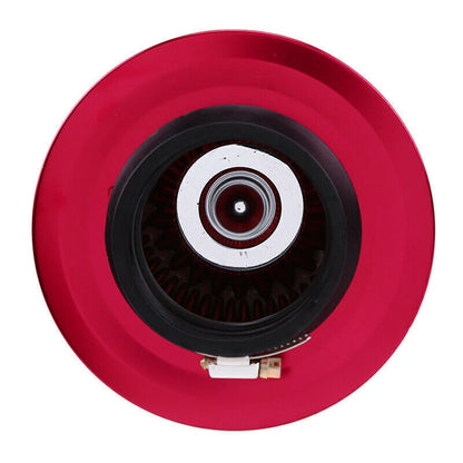 3" Red Cold Air Intake Cone Filter