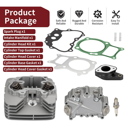 Cylinder Head Assembly w/ Cover Gasket for Honda Sportrax 250 TRX250EX 2003-2008