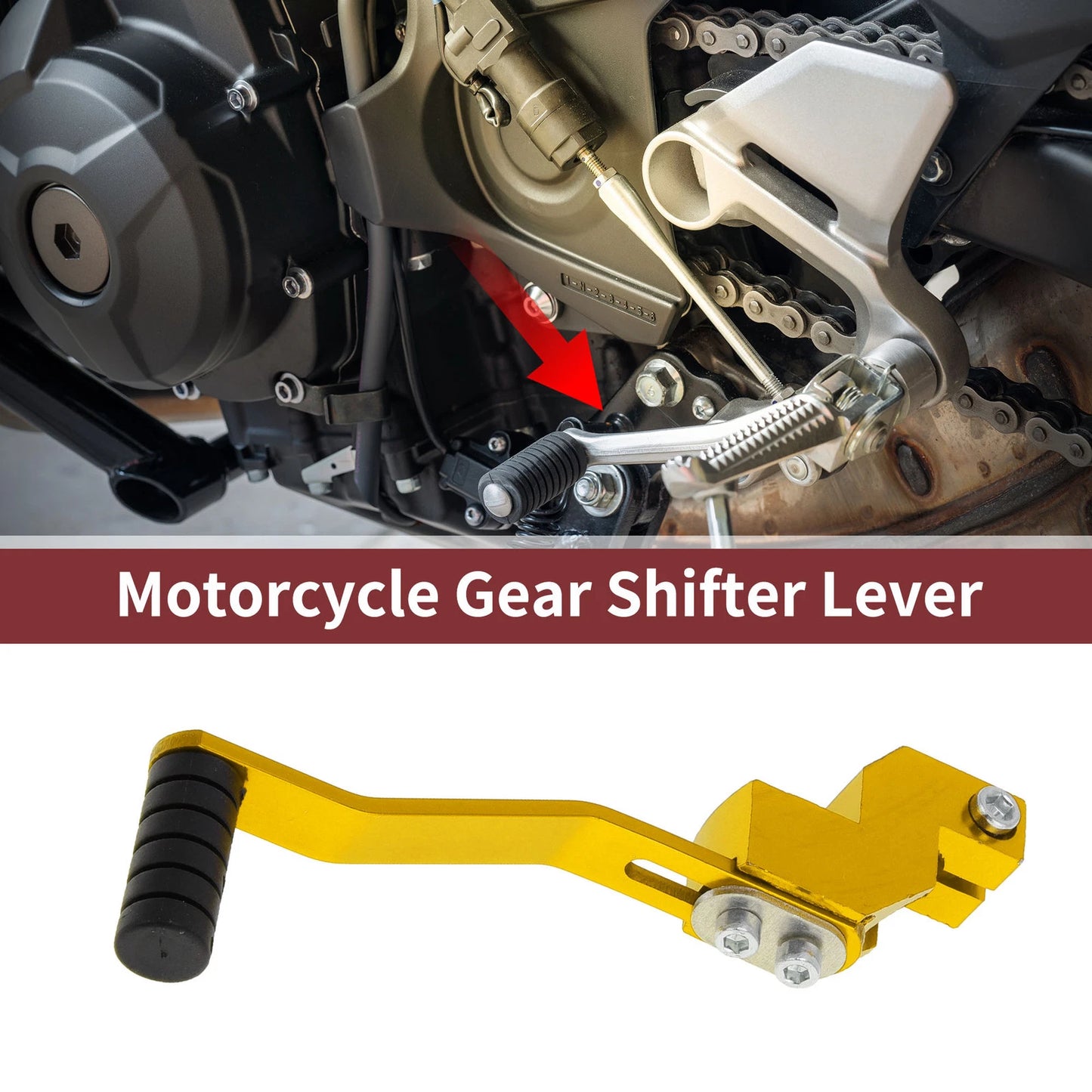 Folding Motorcycle Gear Shifter Lever for Honda CRF250 (2004-2023)