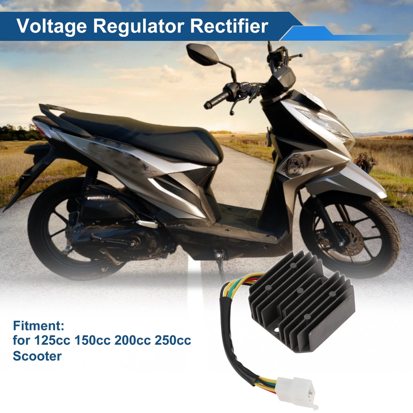 Voltage Regulator Rectifier for 125cc 150cc 200cc 250cc Scooter