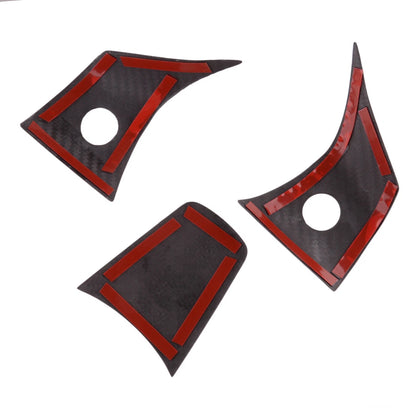 Carbon Fiber Steering Wheel Cover Trim for Tesla Model 3 (2017-2021)