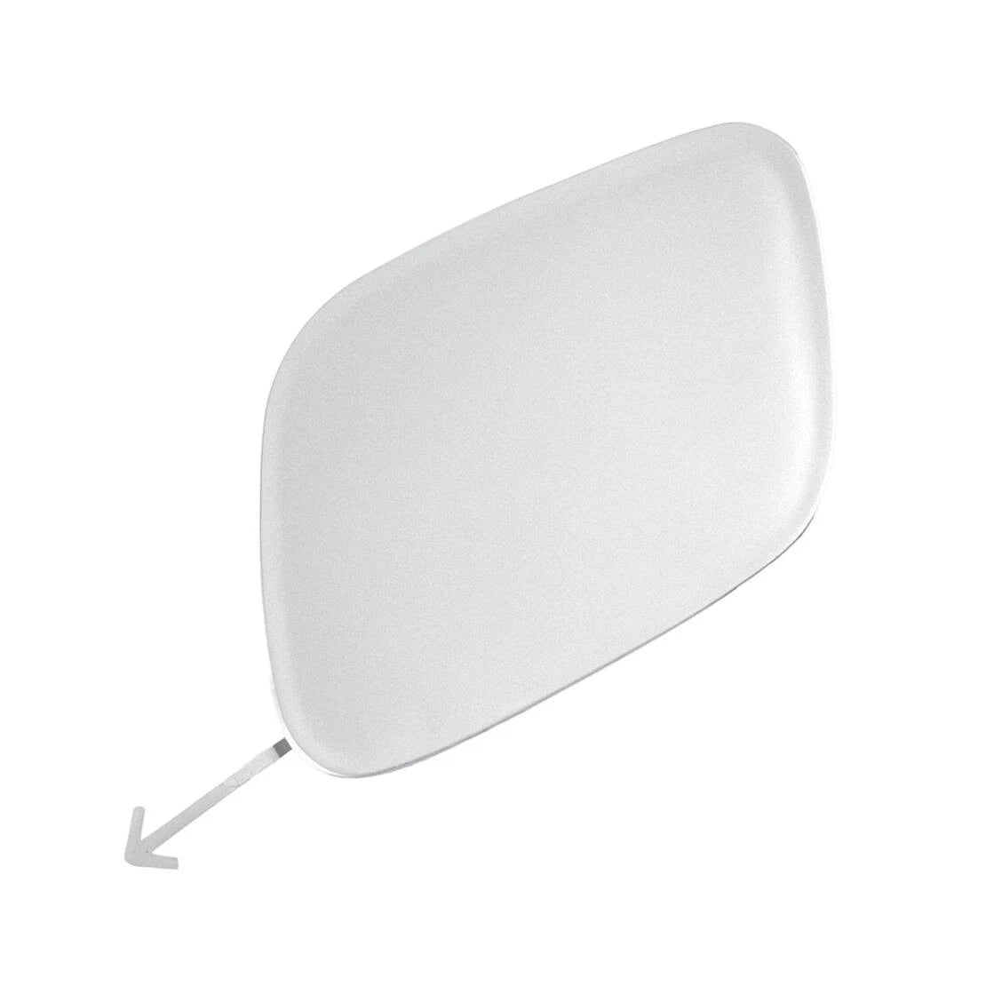 Silver Front Right Bumper Tow Hook Eye Cover for Toyota Prius (2019-2021)
