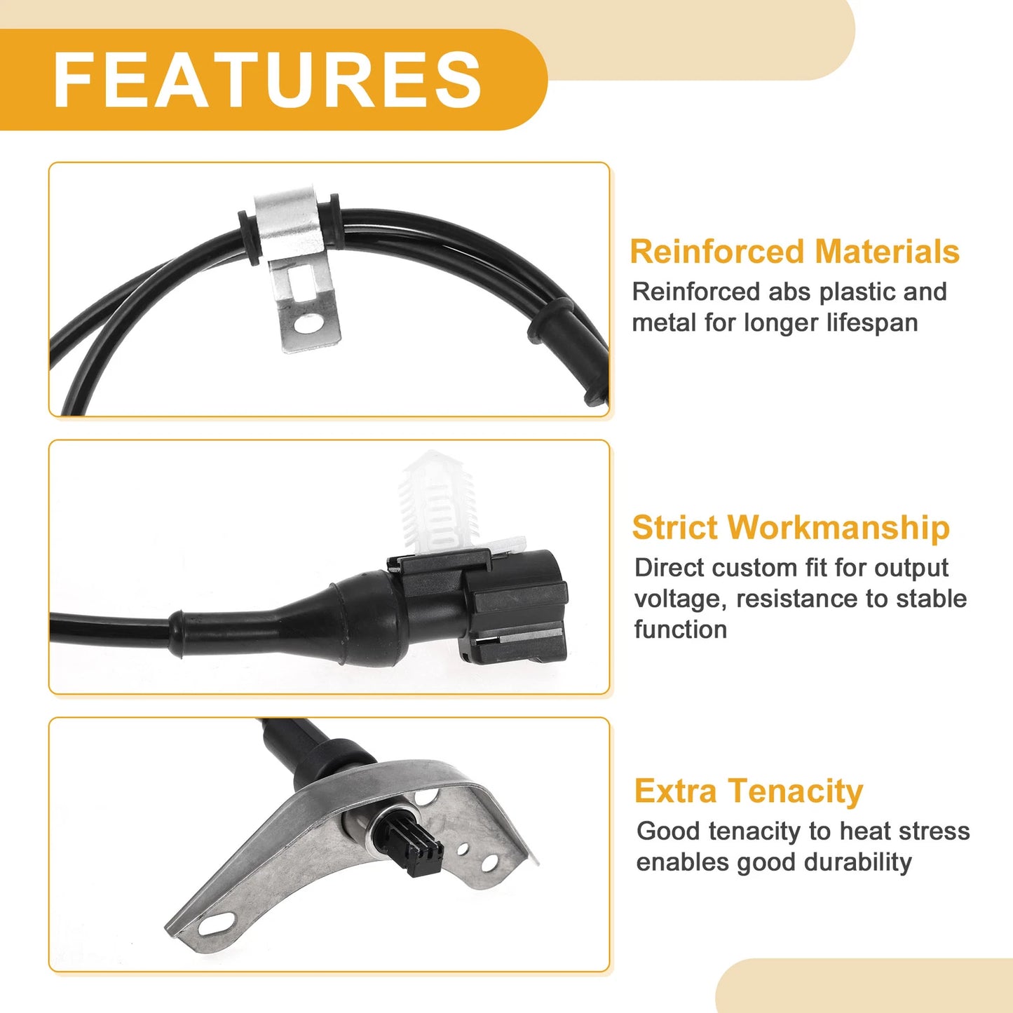 ABS Wheel Speed Sensor for Ford E-250 (1999-2004) Front Left