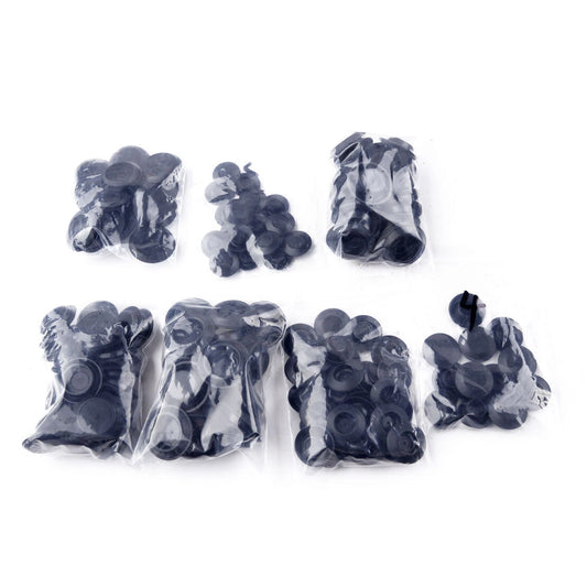 141pc Mixed Plastic Flush Mount Hole Plugs for Car Body Sheet