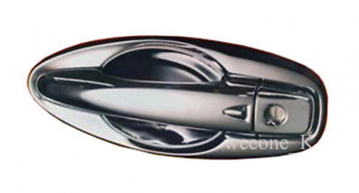 2 x Chrome Door Handle Bowl Trim for Nissan Navara Frontier (2014-2016)
