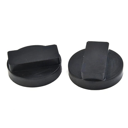 2 x Rubber Jacking Point Pad Adaptor Black for BMW 3/4/5 Series