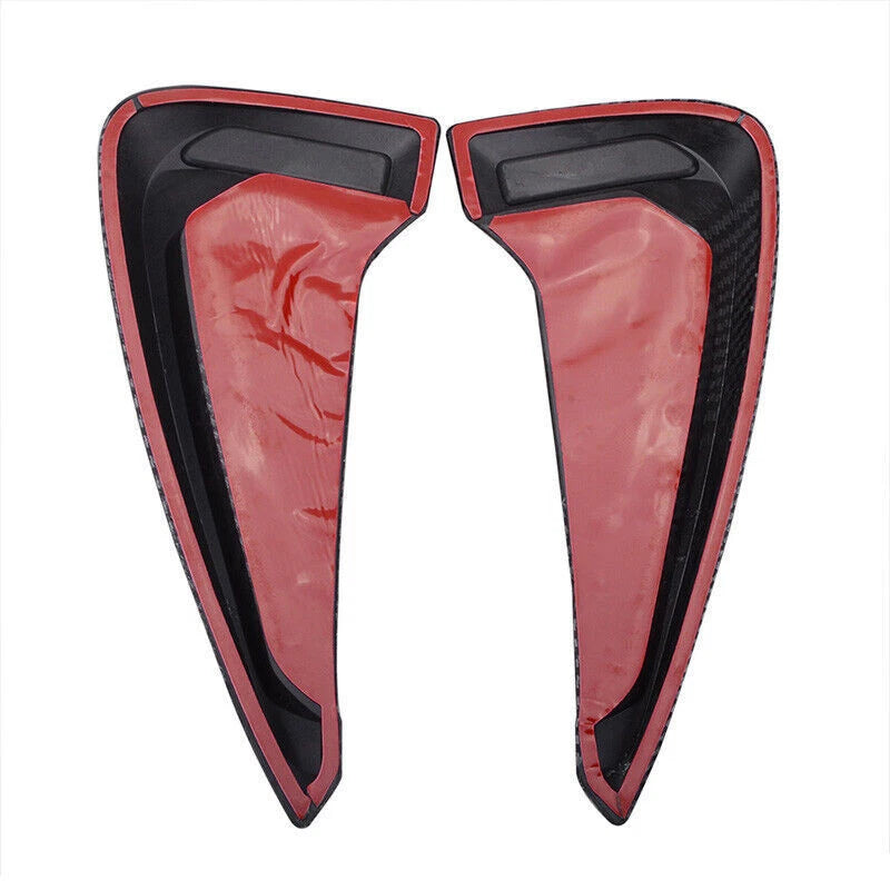Carbon Fiber Side Hood Fender Air Flow Vent Stickers for BMW F30 F31 F32 F33