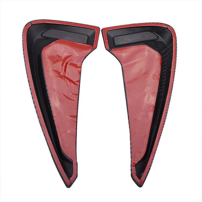Carbon Fiber Side Hood Fender Air Flow Vent Stickers for BMW F30 F31 F32 F33