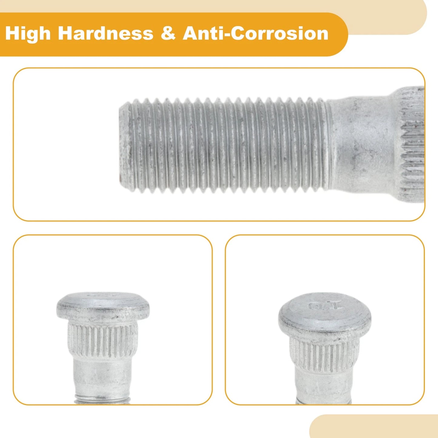 M12x1.25 Wheel Lug Studs for Subaru BRZ (2013-2025) - 5 Pcs