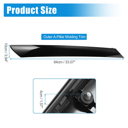 Windshield A-Pillar Trim Panel for Kia Soul (2010-2013) Left