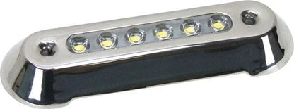 LED Blue Underwater Lights for Boats 12V Squid Fishing Fully Sealed 6 LEDs
