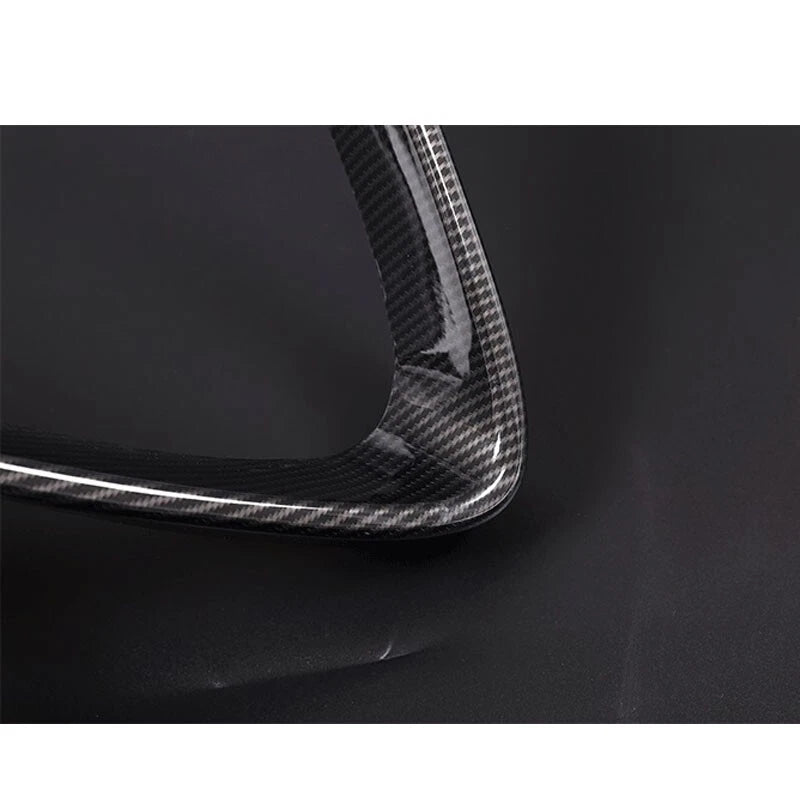 For 2017-2019 Alfa Romeo Stelvio Carbon Style Front Air Vent Grille Cover Trim