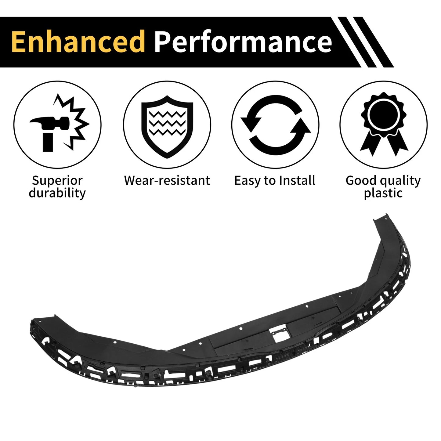 Radiator Support Cover for Kia Soul (2024-2026) ABS Black