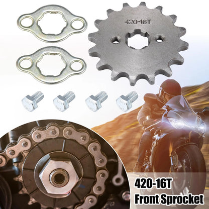 420 16T 17mm Front Sprocket for Honda 50cc 70cc 90cc 110cc 125cc