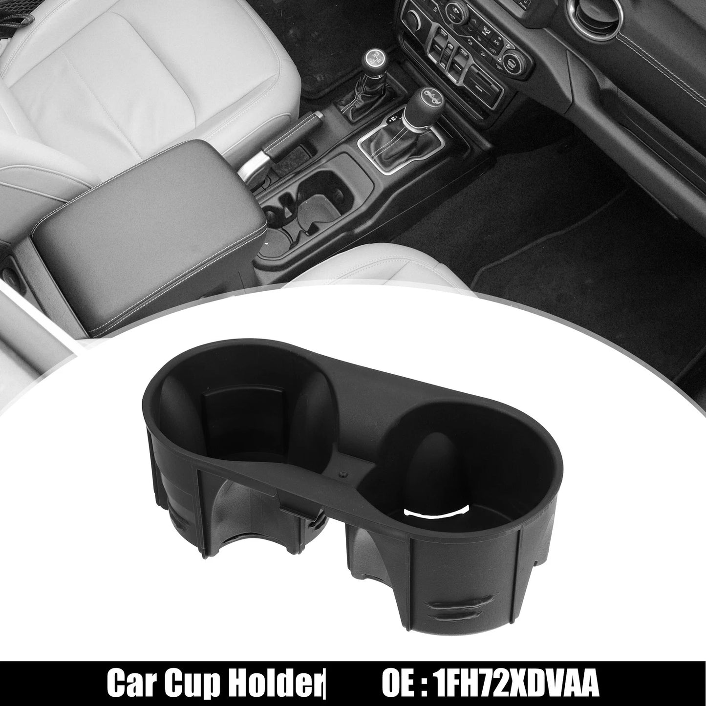 Car Front Console Cup Holder for Jeep Wrangler (2007-2010)