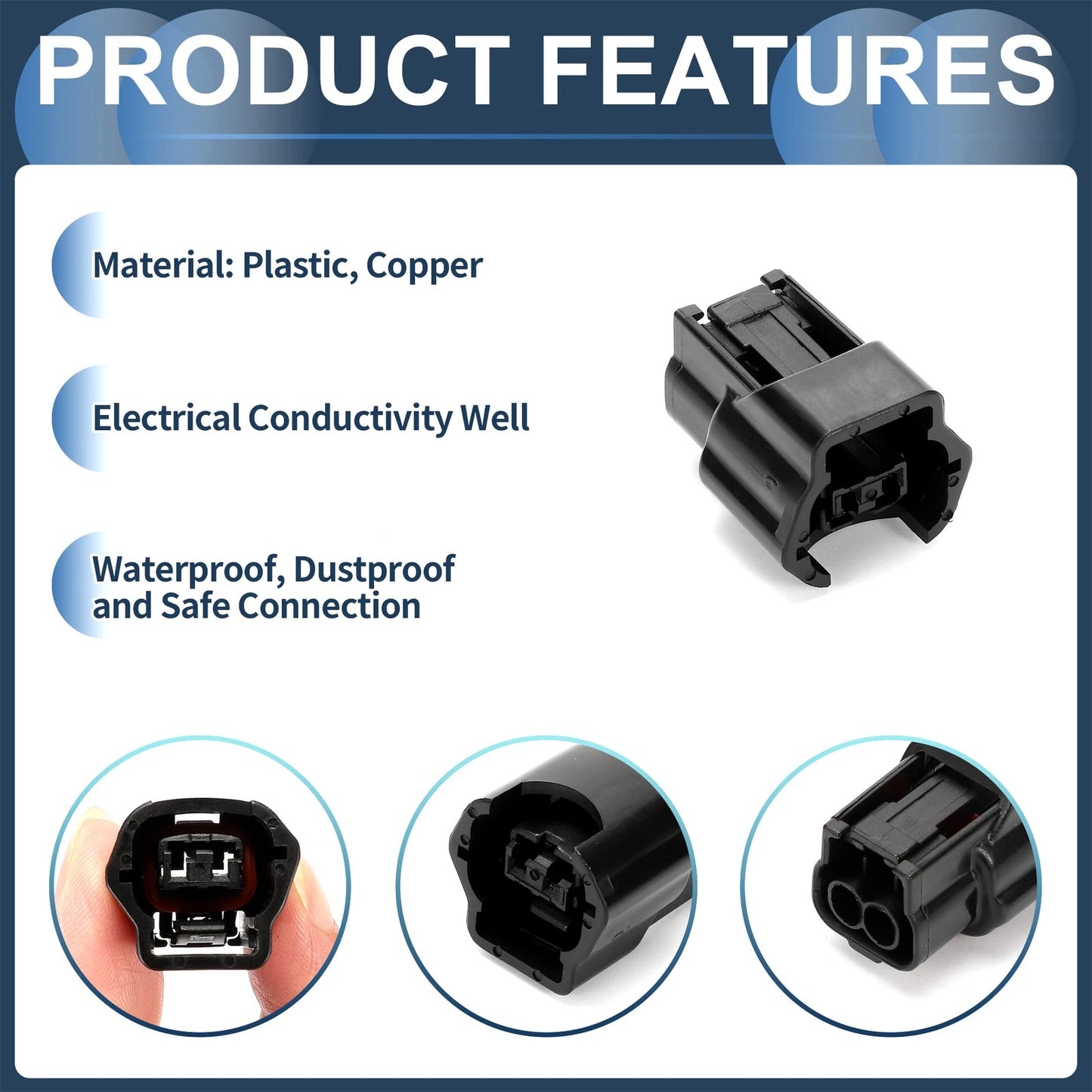 Fuel Injector Waterproof Connector Plug for Nissan