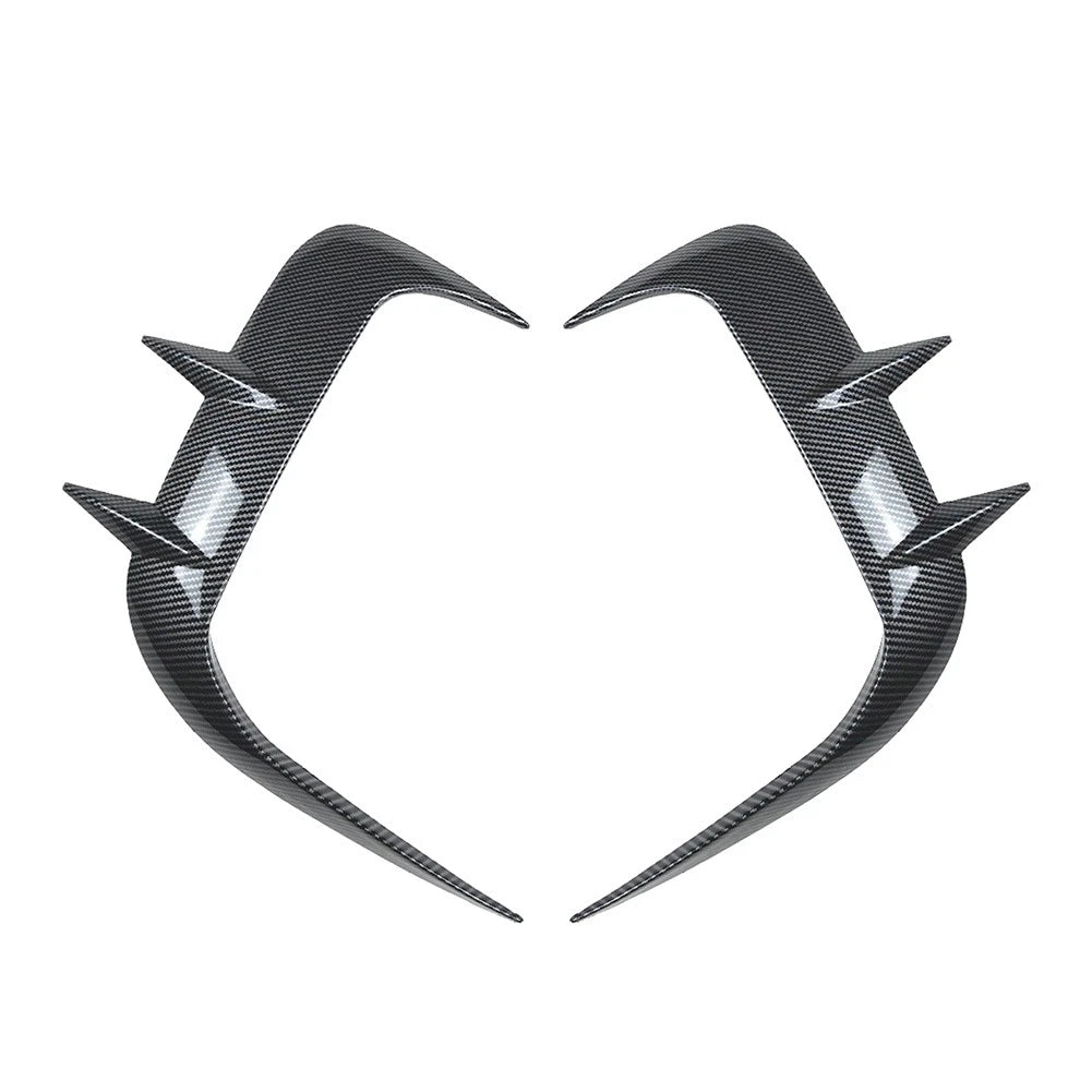 Carbon Look Front Bumper Spoiler Trim for BMW I5 G60 G61 M Sport (2024)