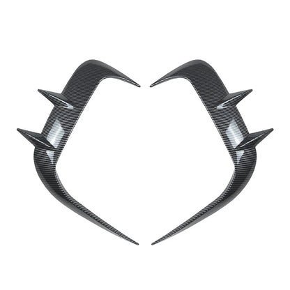 Carbon Look Front Bumper Spoiler Trim for BMW I5 G60 G61 M Sport (2024)