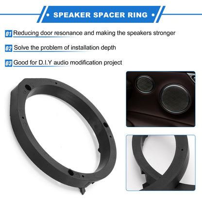 6.5'' Speaker Spacer Rings for Honda Civic  -  Tweeter Spacers
