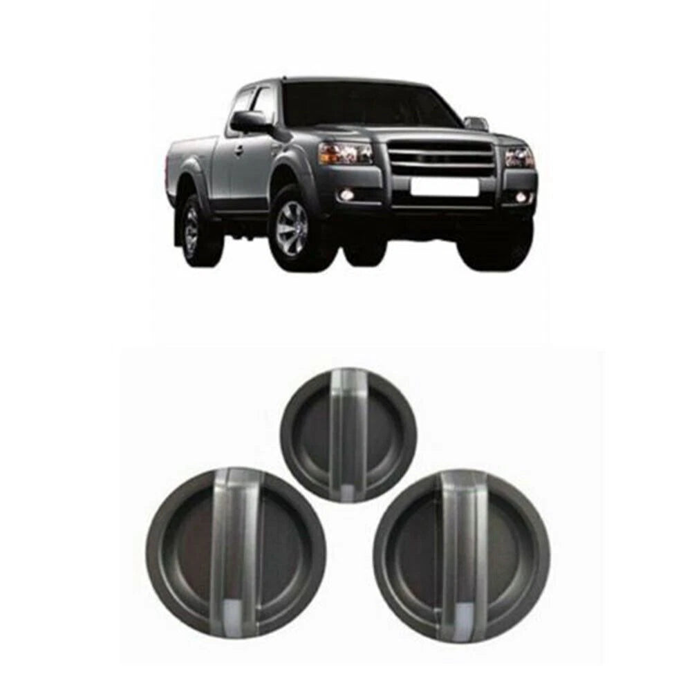 3 Pcs Heater Fan Control Knobs for Ford Ranger PJ/PK, Mazda BT-50 (2006-2011)
